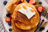 Heavenly Sweet Cream Pancakes