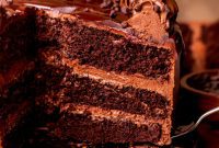 Decadent Triple Chocolate Cake