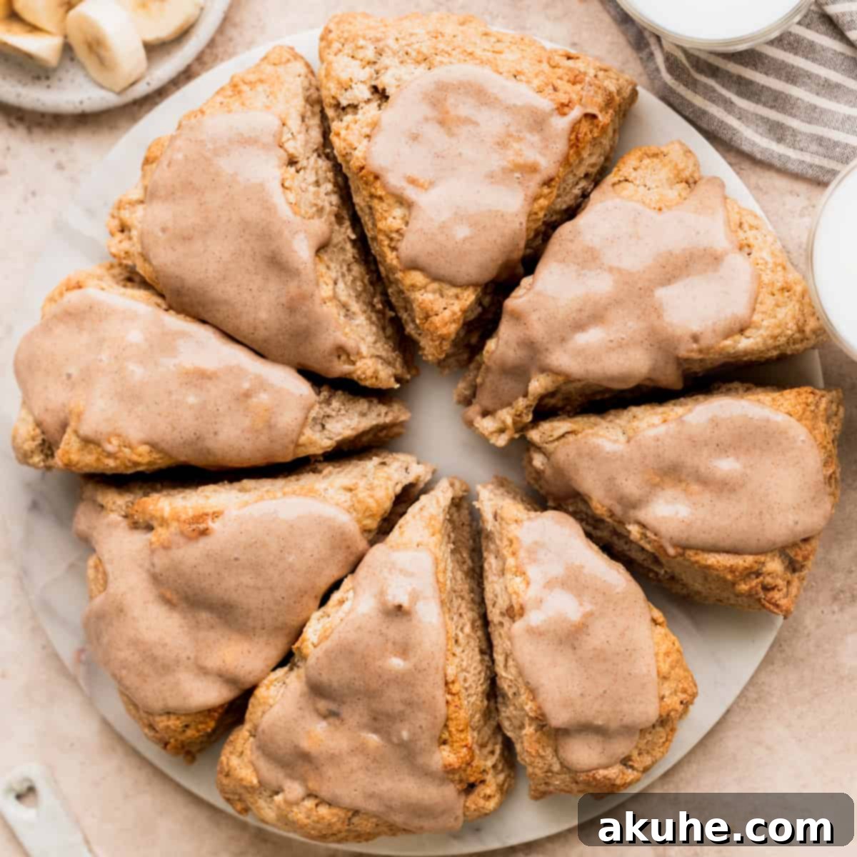 Banana Bread Scones 1 featured 1580