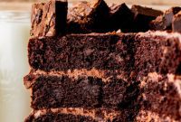 Fudgy Brownie Cake
