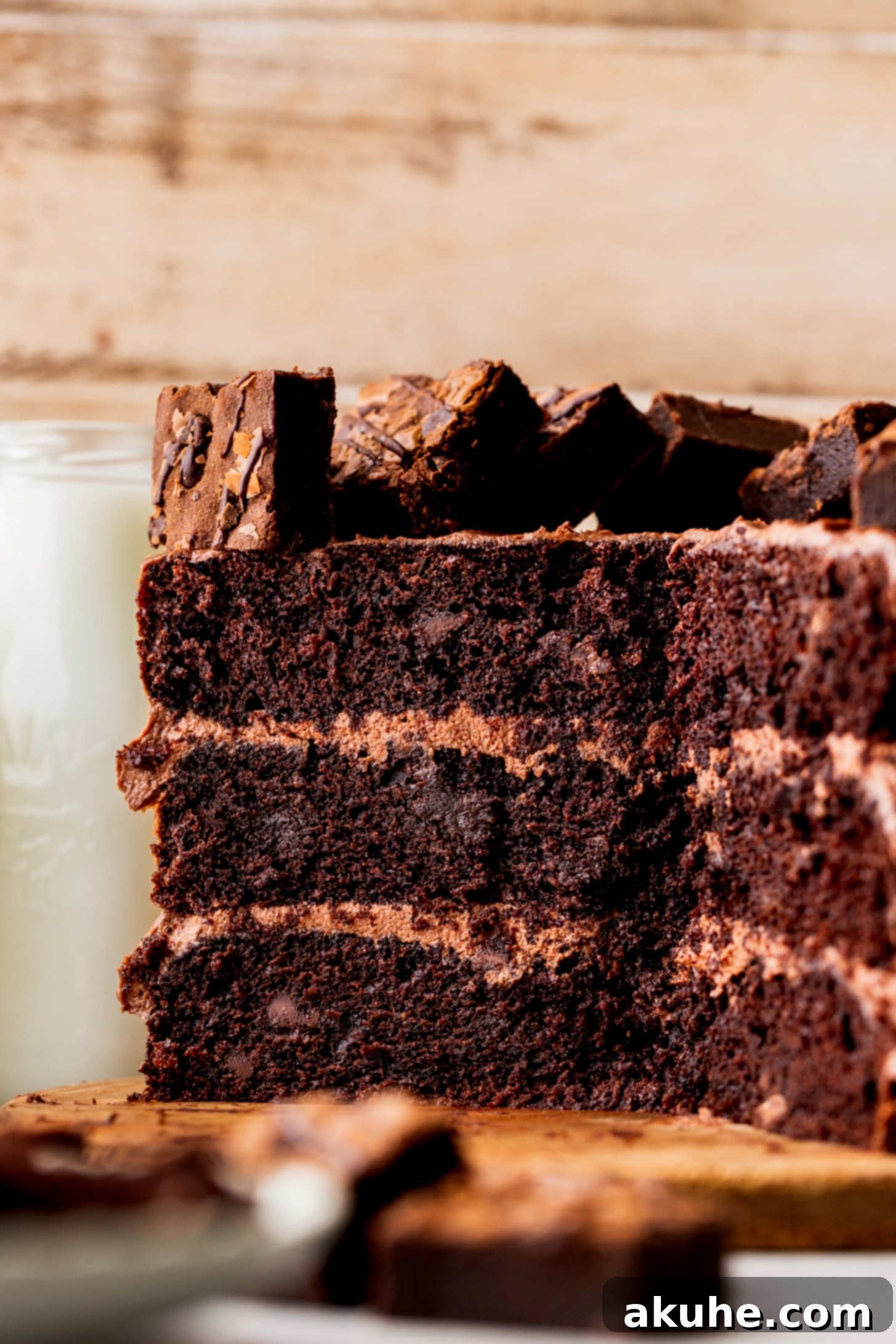 Fudgy Brownie Cake 1 featured 17638