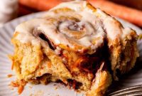 Carrot Cake Cinnamon Swirls
