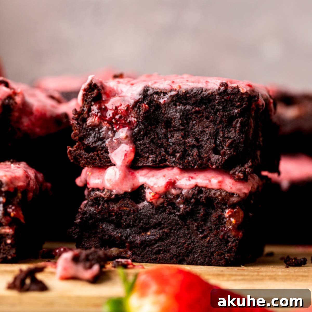Decadent Strawberry Brownies 1 featured 18482