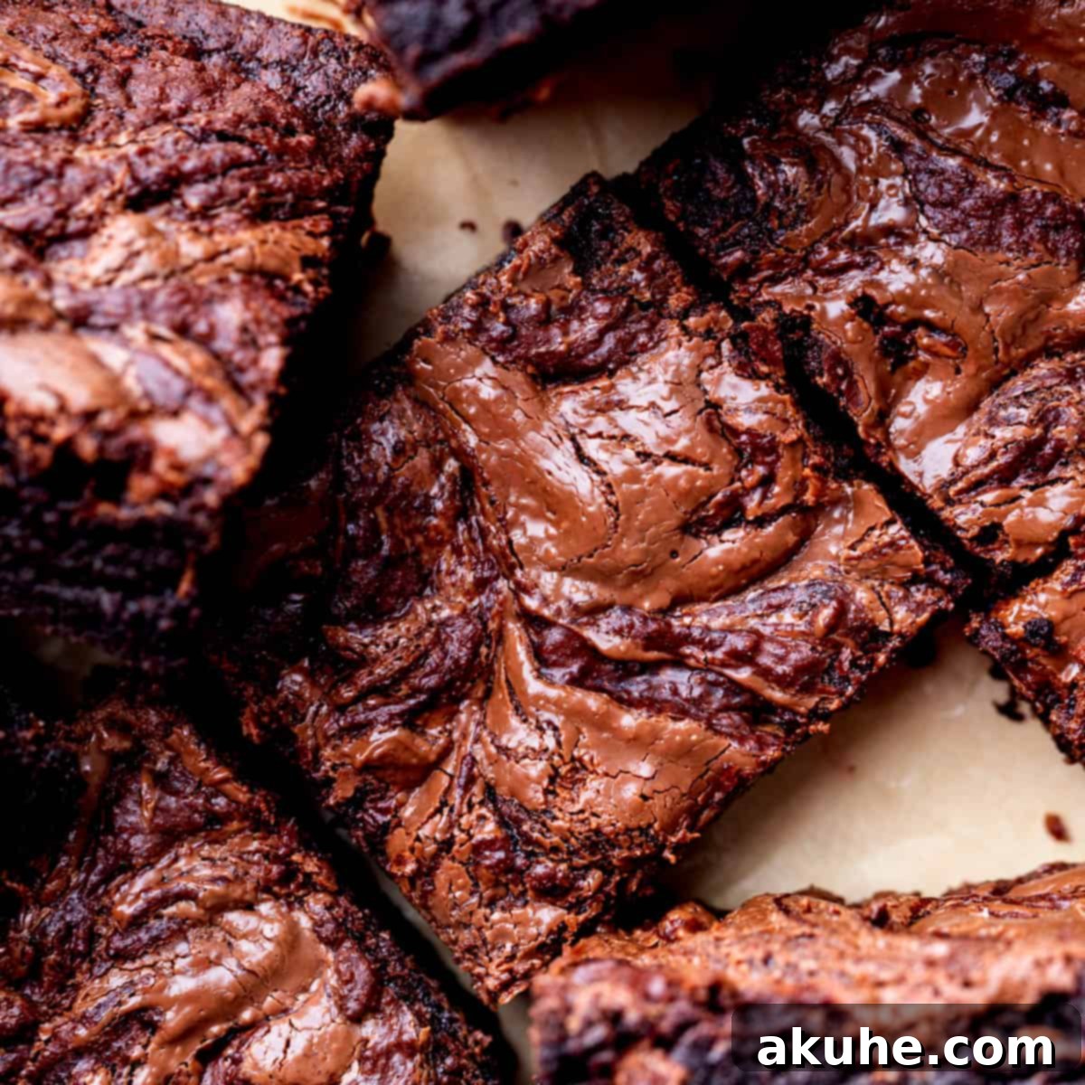 Decadent Nutella Brownies 1 featured 18574