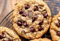 Soft Baked Oatmeal Chocolate Chip Cookies