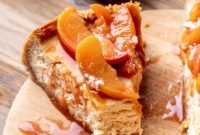 Luscious Peach Cheesecake