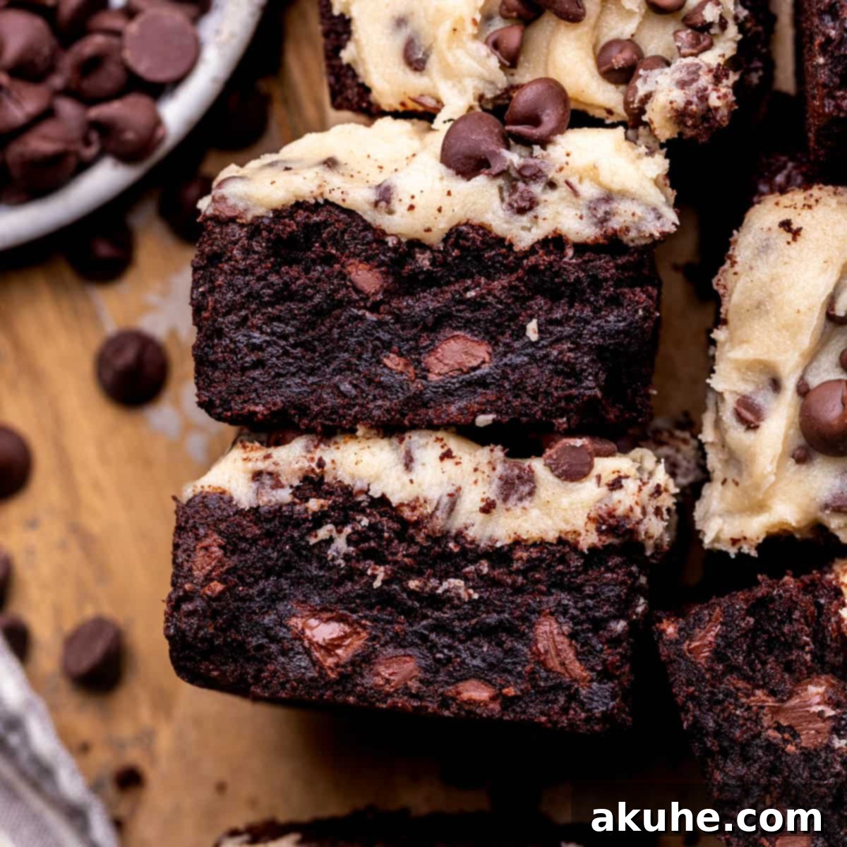 Decadent Cookie Dough Brownies 1 featured 19641