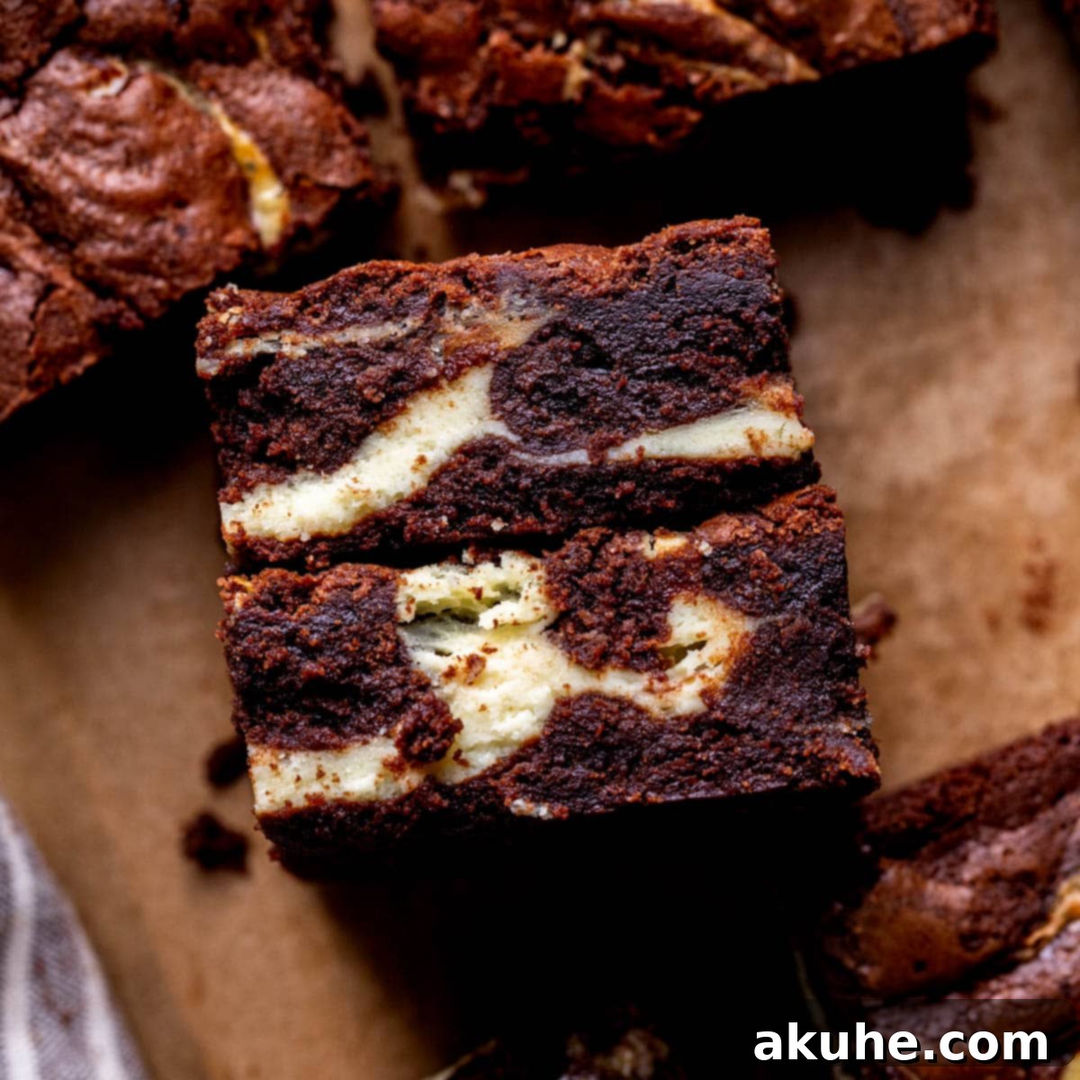 Decadent Cheesecake Brownies 1 featured 20074