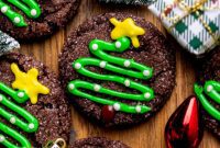 Whimsical Christmas Tree Cookies