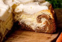 Carrot Cake Swirl Cheesecake