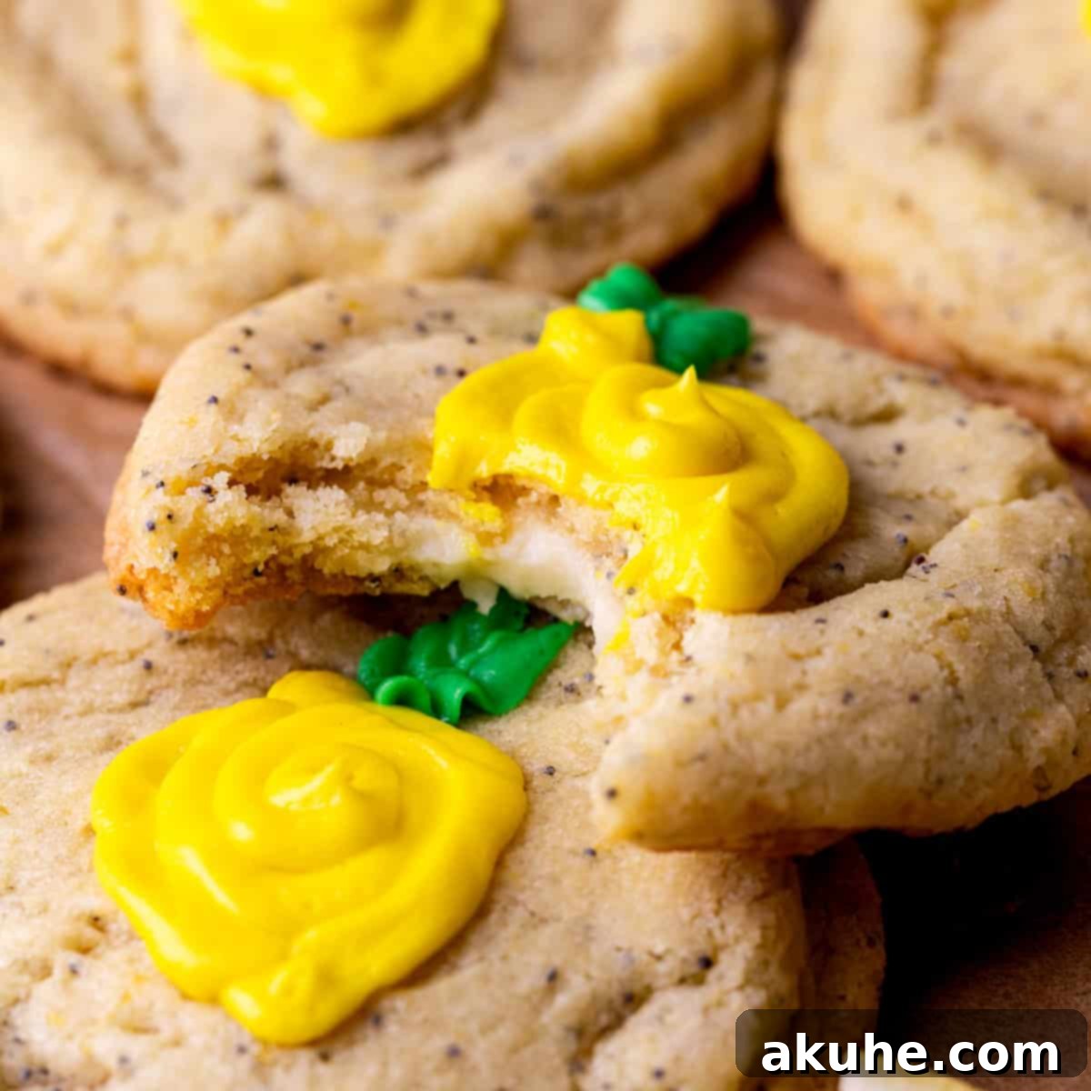 Zesty Lemon Poppy Seed Cookies 1 featured 23410