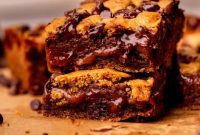 Decadent Caramel Cookie Bars