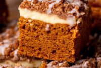 Autumn Pumpkin Streusel Cake