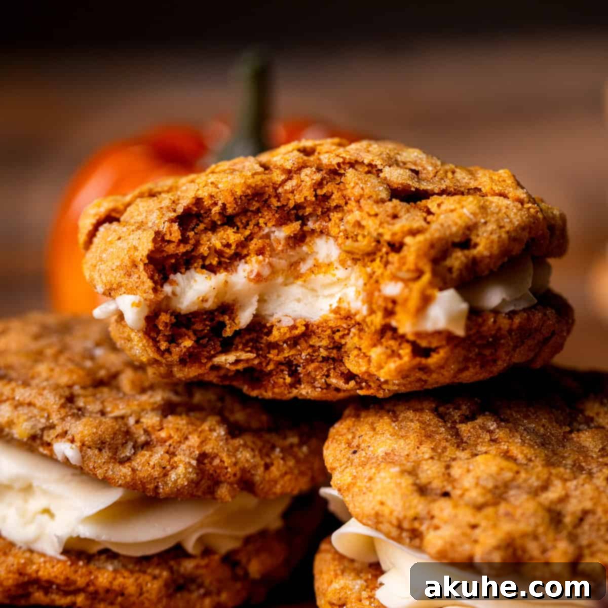 Spiced Pumpkin Oatmeal Cream Pies 1 featured 24798