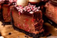 Peppermint Bark Cheesecake