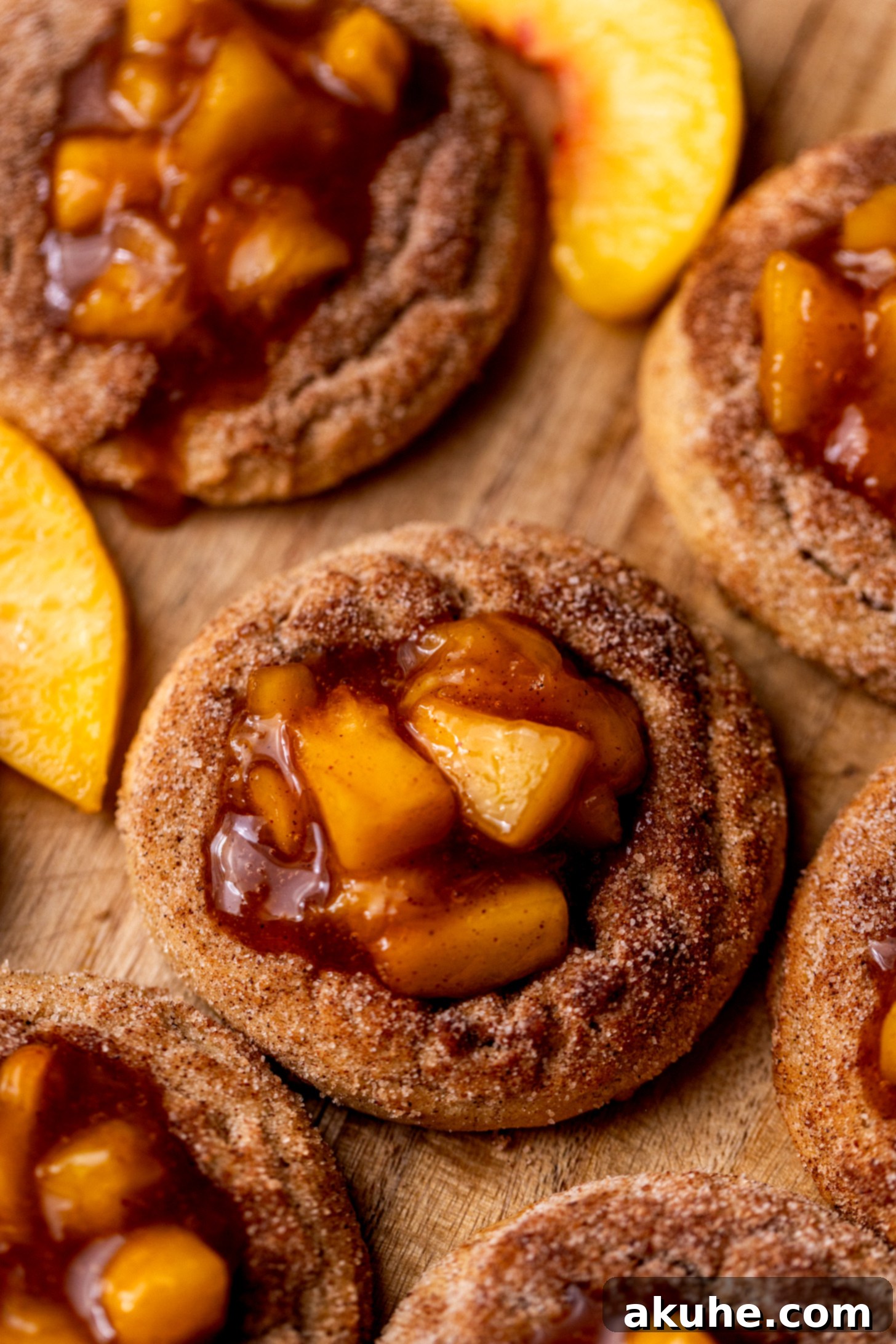 Delectable Peach Cobbler Cookies 1 featured 28500