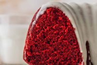 Crimson Crown Bundt Cake