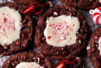 Peppermint Chocolate Swirl Cookies