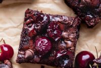 Deep-Roasted Cherry Chocolate Brownies