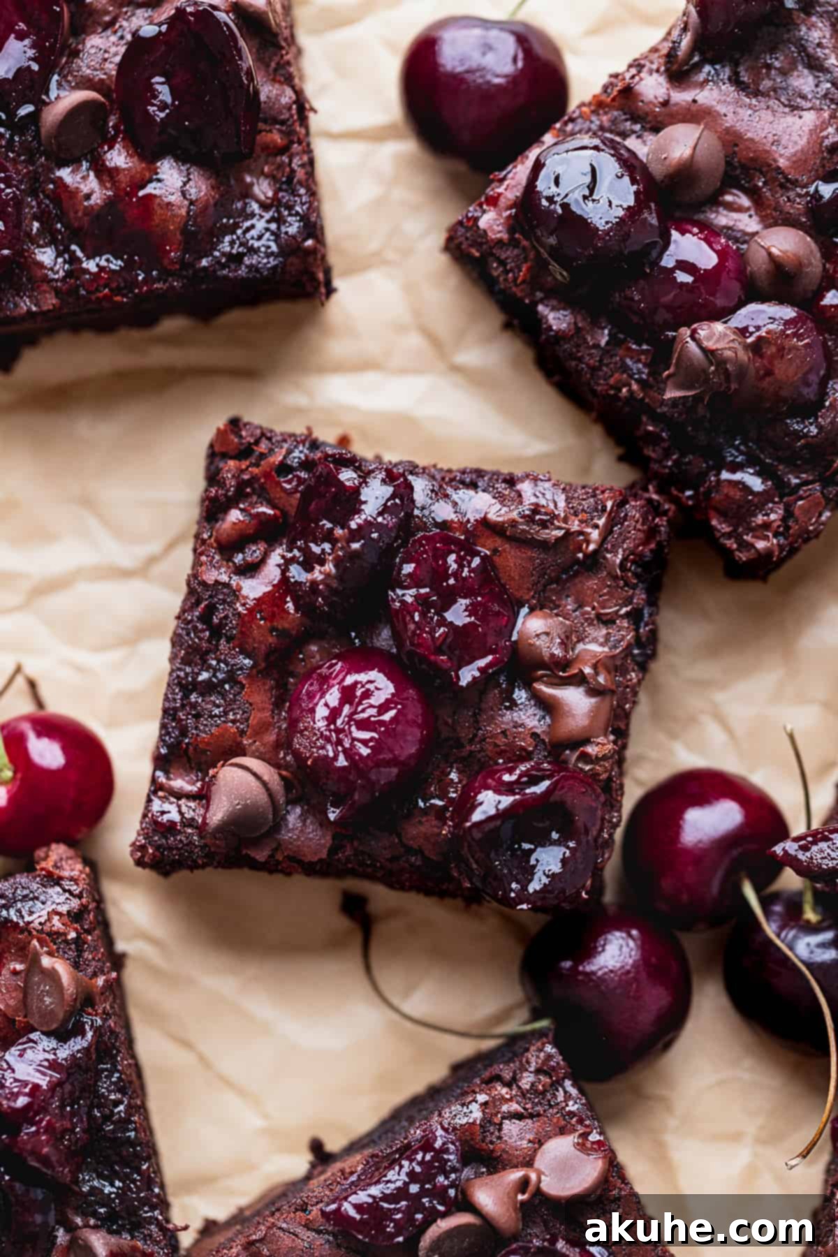 Deep-Roasted Cherry Chocolate Brownies 1 featured 4710