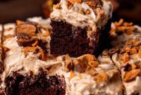 Decadent Butterfinger Crunch Cake
