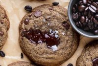 Rich Espresso Chocolate Chip Cookies
