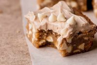 Decadent White Chocolate Blondies