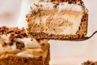 Marbled No Bake Pumpkin Cheesecake