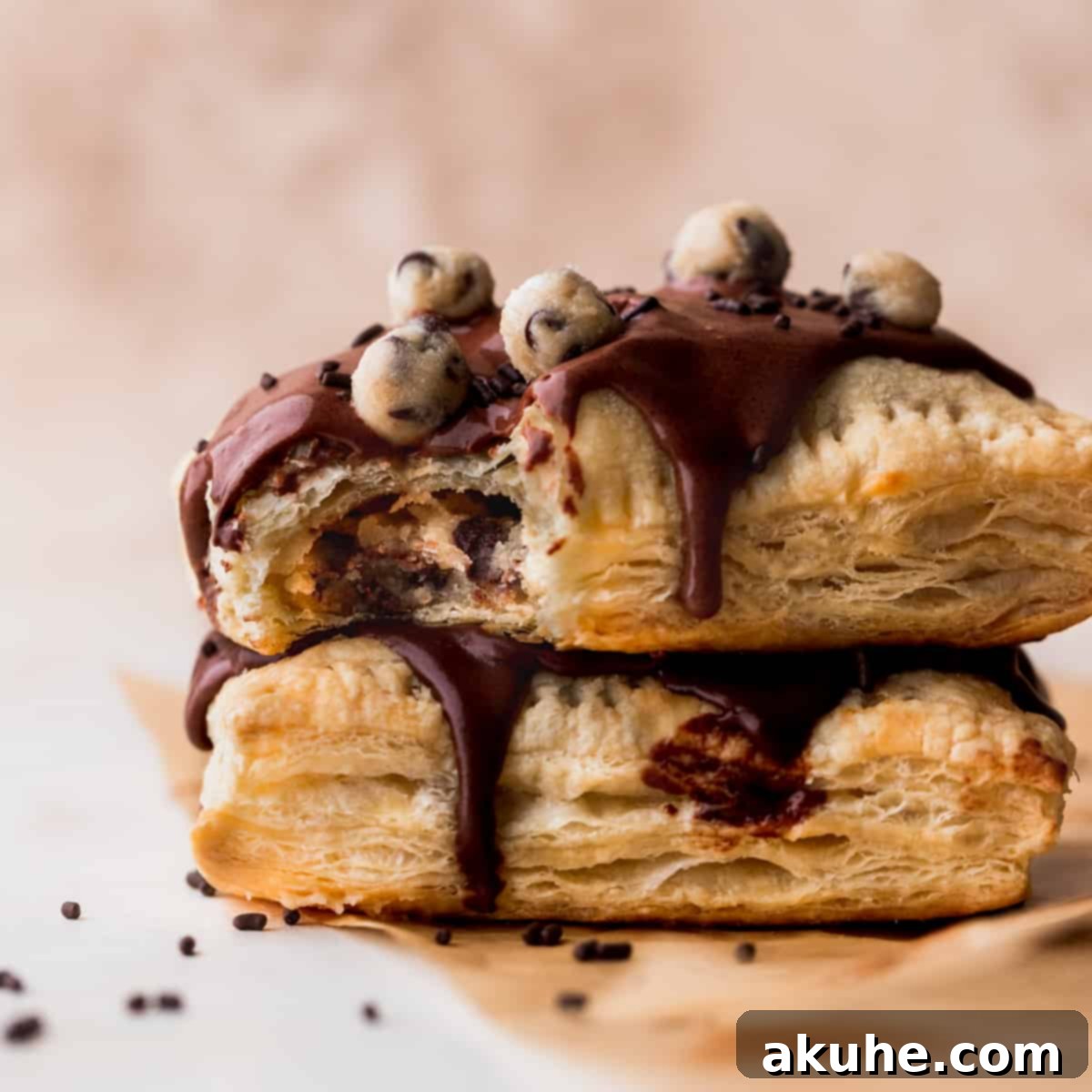 Ultimate Chocolate Cookie Dough Pop Tarts 1 featured 8301