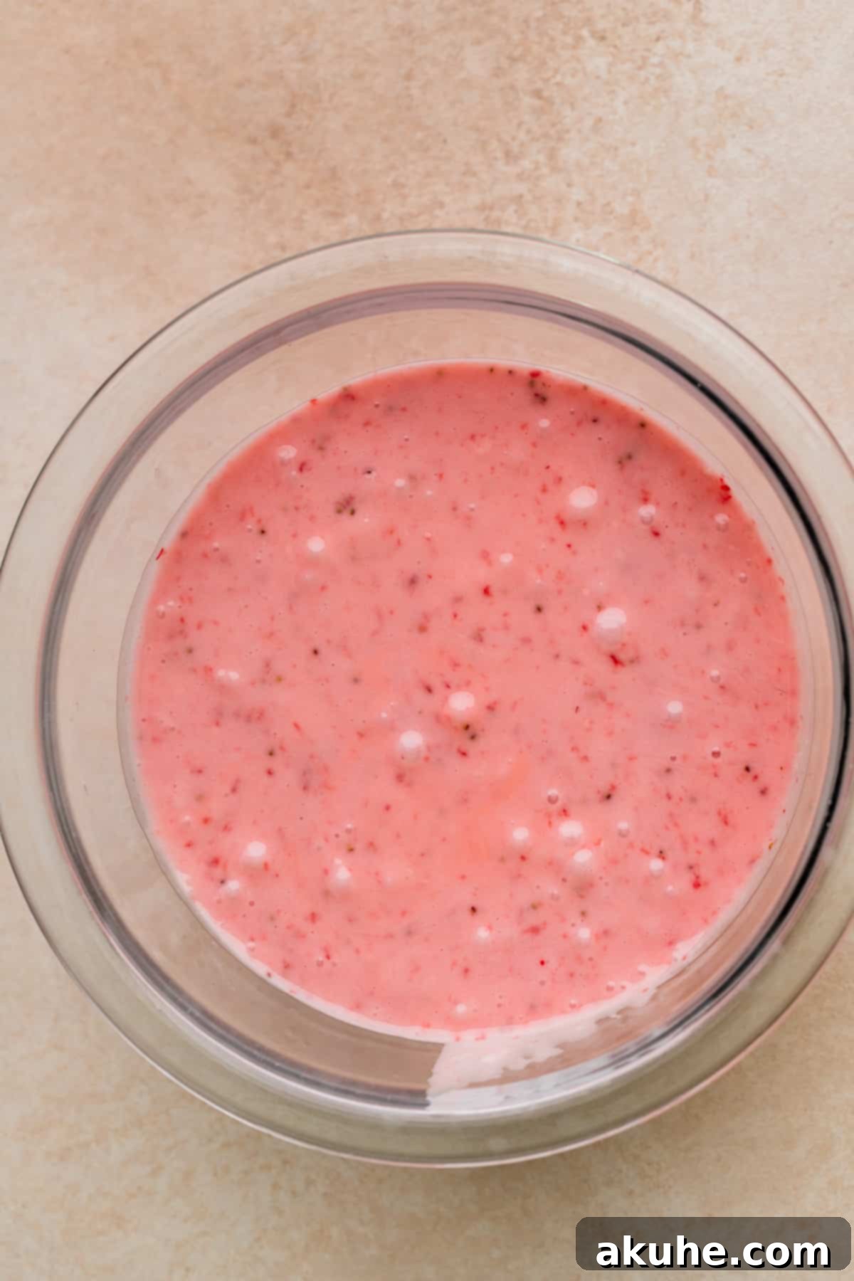 Glazed Strawberry Treats 8 Strawberry glaze in a glass bowl.
