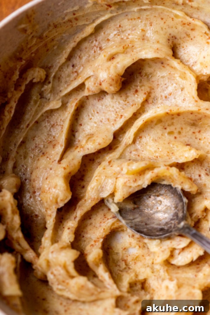 Golden Brown Butter Chocolate Chip Perfection 5 Chilled brown butter in a bowl.