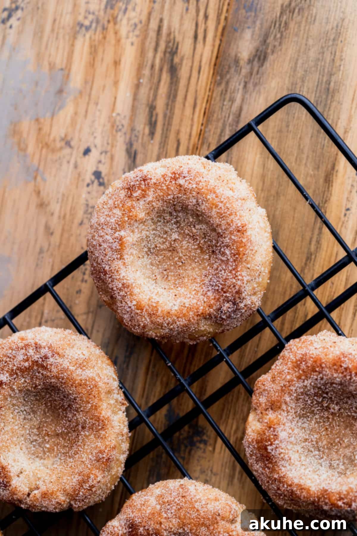 Southern Pecan Pie Cookies 10 Cookies coated in cinnamon sugar, sparkling and ready for their delicious filling.