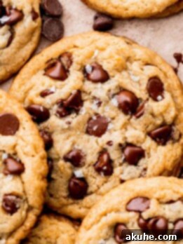 Irresistible Eggless Chocolate Chip Cookies 10 Array of eggless chocolate chip cookies.
