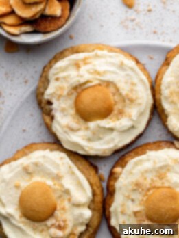 The Ultimate Banana Pudding Cookies 12 Top view of banana pudding cookies.