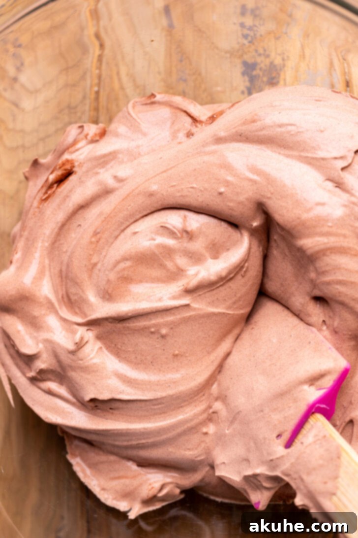 Decadent Chocolate Mousse Dream 10 Bowl of freshly made chocolate whipped cream.