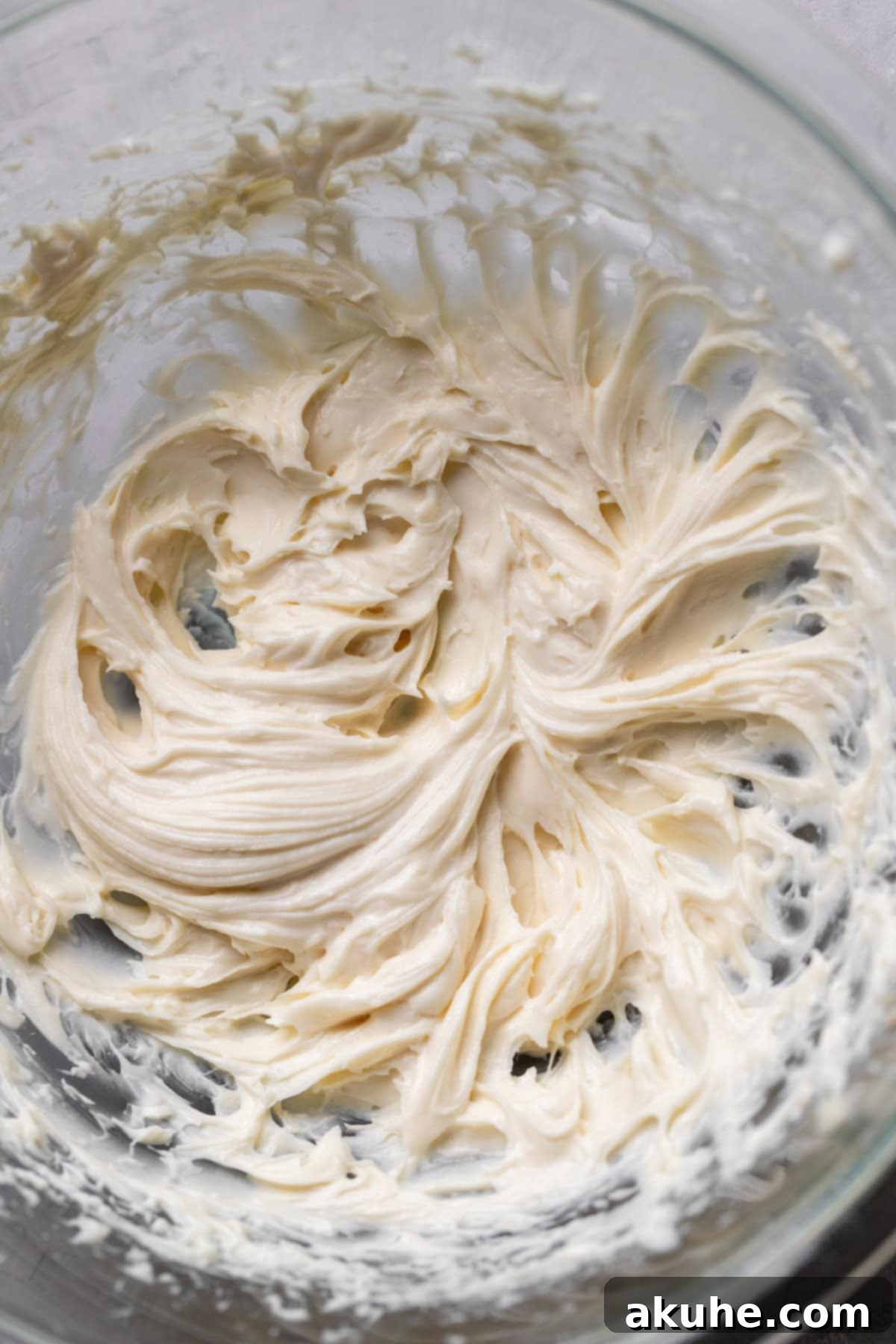 Zesty Cream Cheese Muffin Perfection 4 Cream cheese filling in a glass bowl.