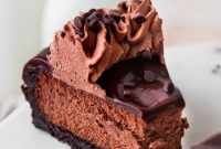 Decadent Triple Chocolate Cheesecake