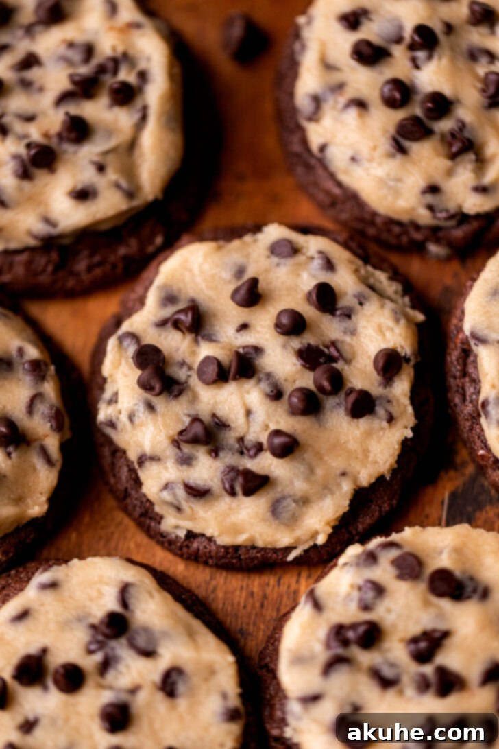 Ready-to-Eat Cookie Dough 8 Top view of cookie dough cookies.
