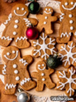 Irresistibly Soft Gingerbread 10 Top view of soft gingerbread cookies, ready to be enjoyed.