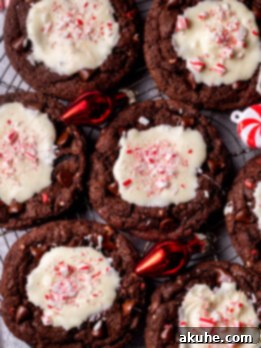 Peppermint Chocolate Swirl Cookies 9 Peppermint Bark Cookies