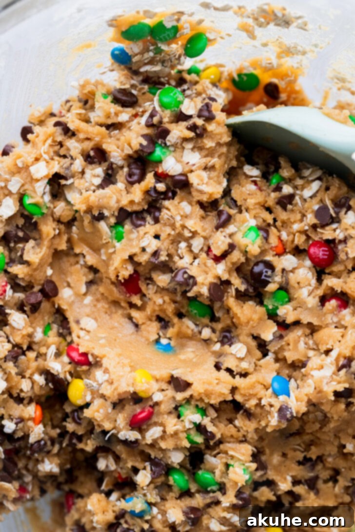Kitchen Sink Cookies 6 Cookie dough resting in a bowl, covered, allowing flavors to meld and flour to hydrate.