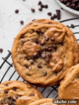 Biscoff butter cookies on a wire rack.