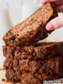 Irresistible Cinnamon Swirl Banana Bread 13 Stack of easy cinnamon swirl banana bread.